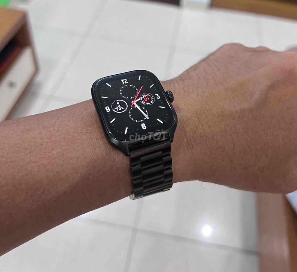 Amazfit GTS 4 Đen Đã qua sử dụng. Mua bán Thiết bị đeo thông minh tại Quận Phú Nhuận Tp Hồ Chí Minh được đăng bởi Mạc Danh hình 1