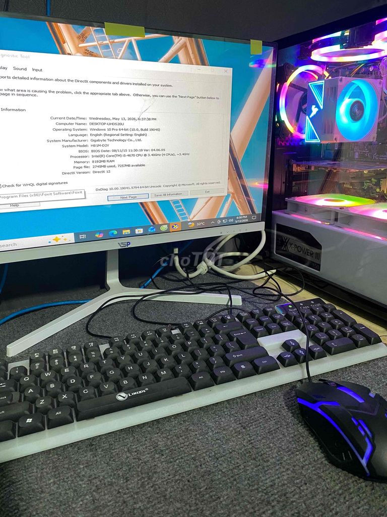 Kẹt tiền cần ban Máy tính để bàn i5 4670 8GB/128GB. Mua bán Máy tính để bàn tại Huyện Đức Hòa Long An được đăng bởi Tiền Cháy Bố Shop hình 1