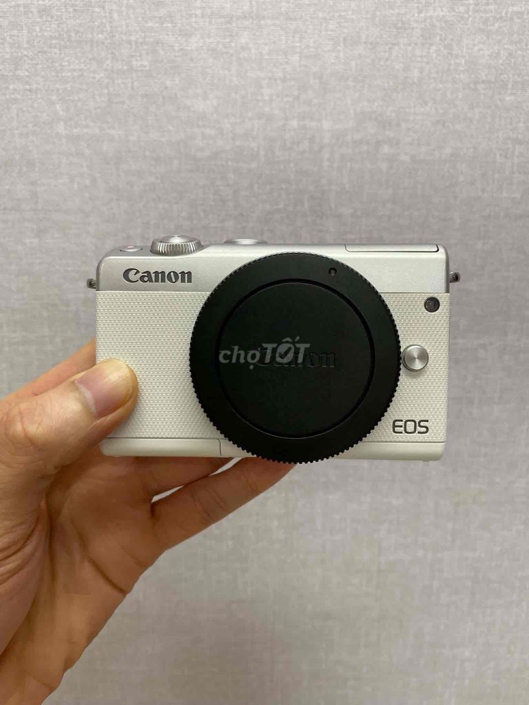 Máy ảnh Canon M100 Trắng. Mua bán Máy ảnh, Máy quay tại Quận Hai Bà Trưng Hà Nội được đăng bởi Film Camera hình 1