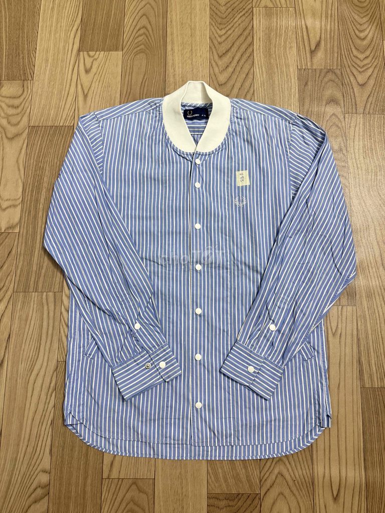 Áo sơ mi Fred Perry Nam Sọc xanh trắng. Mua bán Quần áo tại Huyện Phú Tân An Giang được đăng bởi Quoc Anh Ntv hình 1