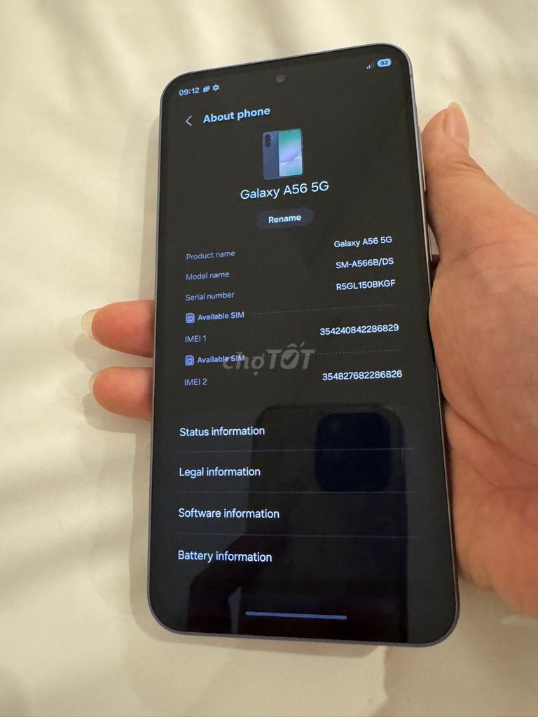 Samsung Galaxy A56 5G 256GB Đen. Mua bán Điện thoại tại Quận 1 Tp Hồ Chí Minh được đăng bởi Hội Đồ Điện Tử hình 1