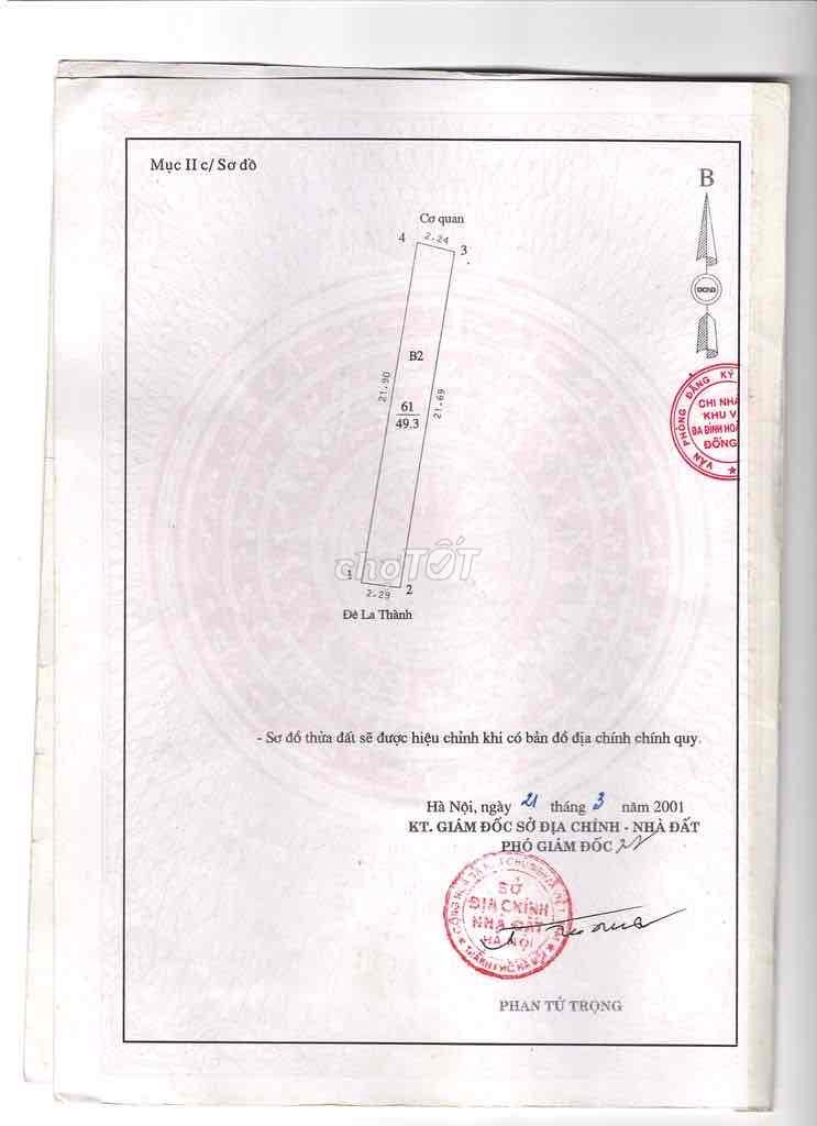 BÁN NHÀ 874 ĐÊ LA THÀNH - ảnh 3