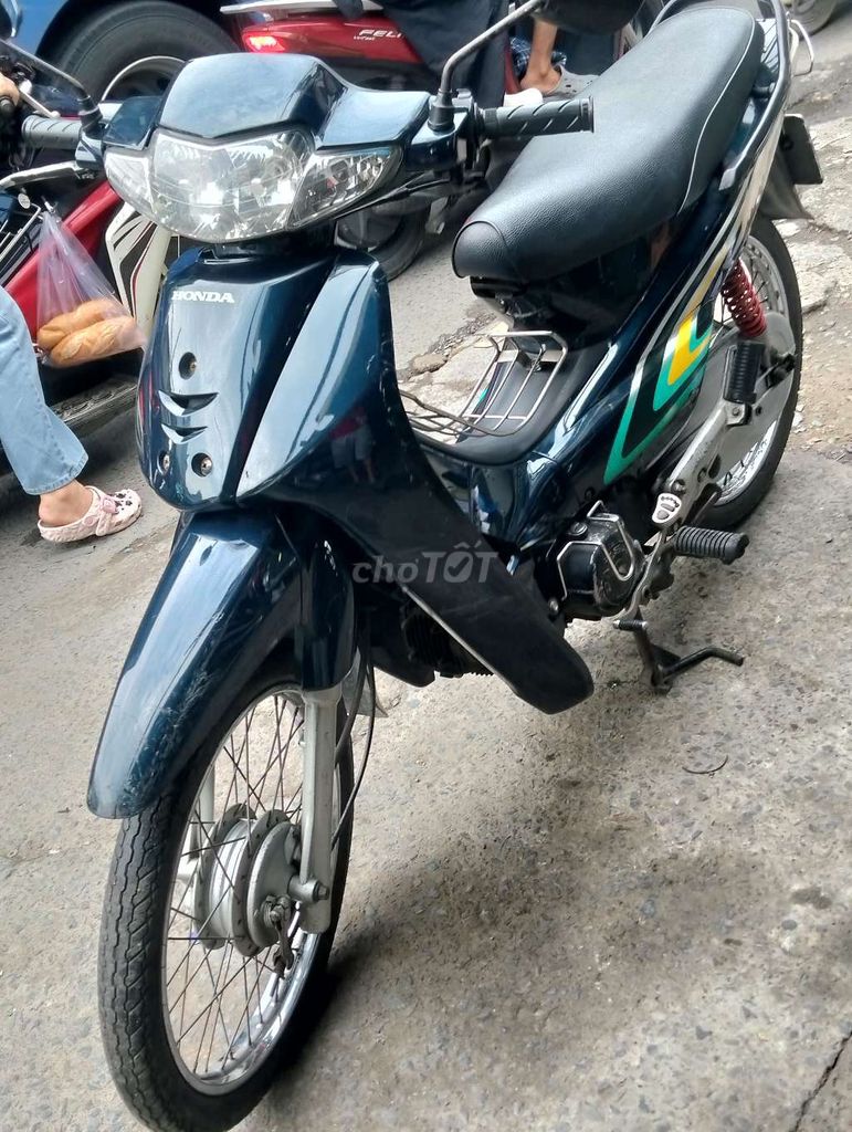 Honda Wave Alpha, сине-черная, корейская сборка