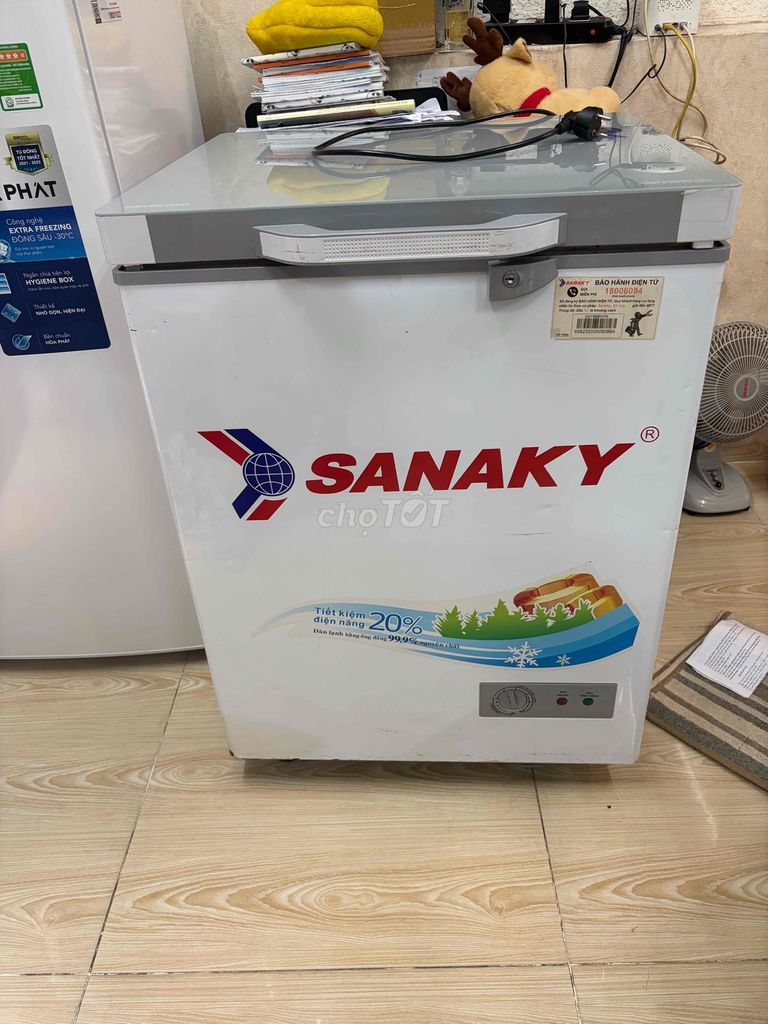 Tủ đông Sanaky 100 lít Đã sử dụng. Mua bán Tủ lạnh tại Quận Phú Nhuận Tp Hồ Chí Minh được đăng bởi Khoa Tran hình 1