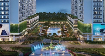 Căn hộ Luxgarden, 370 Nguyễn Văn Quỳ, Q7, 62m2, nội thất cao cấp, 10tr