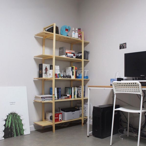 Thanh lý Kệ sách gỗ thông 5 tầng. Mua bán Tủ, kệ gia đình tại Quận Phú Nhuận Tp Hồ Chí Minh được đăng bởi Nội Thất hình 1