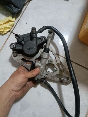 Phanh đĩa Nissin xe máy Đen