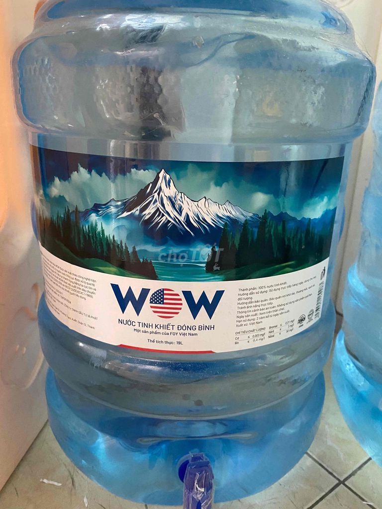 pass 2 bình Nước uống WOW 19L 50k/b. Mua bán Đồ ăn, thực phẩm và các loại khác tại Quận 12 Tp Hồ Chí Minh được đăng bởi Vân Anh hình 1