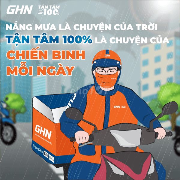 GHN HOÀ CƯỜNG BẮC TUYỂN SHIPPER CUỐI NĂM ĐẦU XUÂN