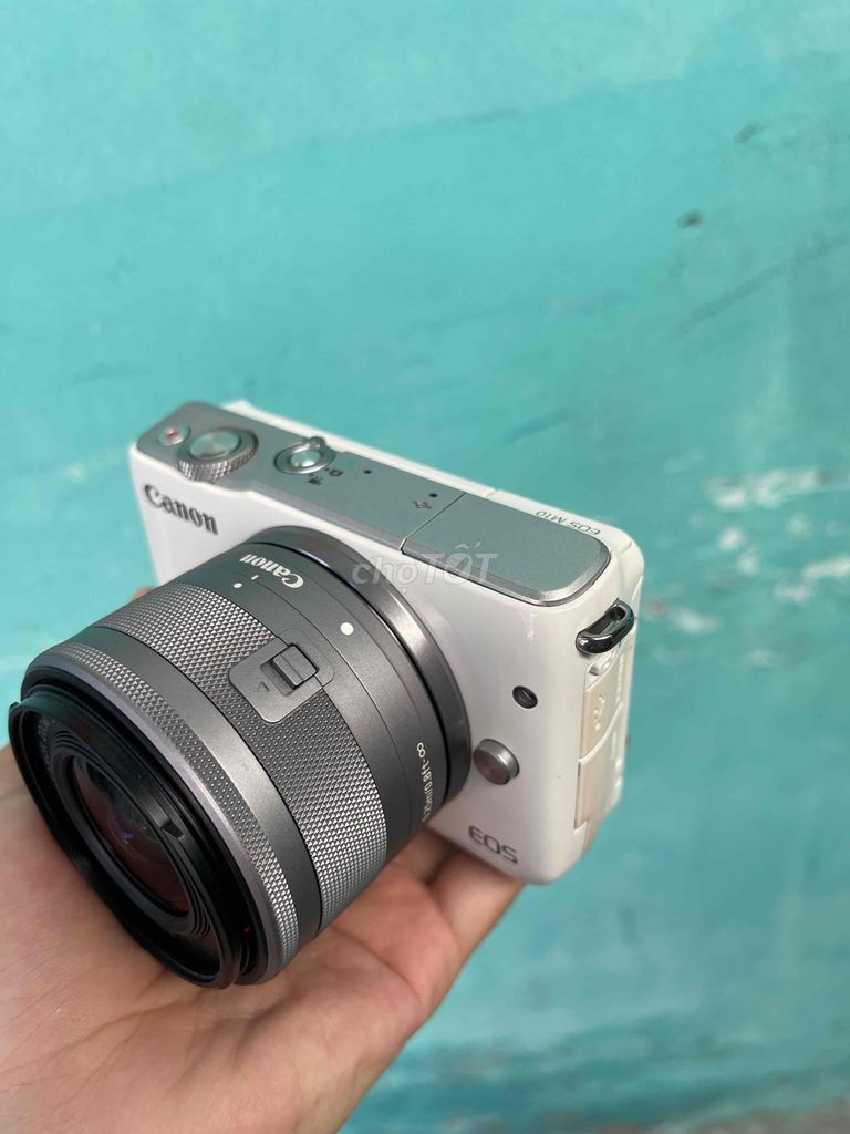 Máy ảnh Canon M10 Trắng 15-45mm. Mua bán Máy ảnh, Máy quay tại Quận Liên Chiểu Đà Nẵng được đăng bởi Hồ Thị Cúc hình 1