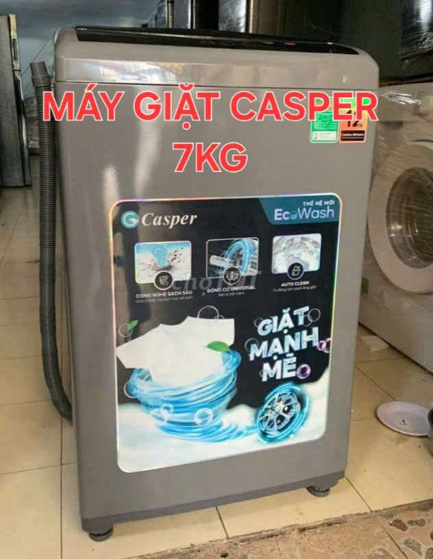 Máy giặt casper 7kg newseal bảo hành hãng dài hạn