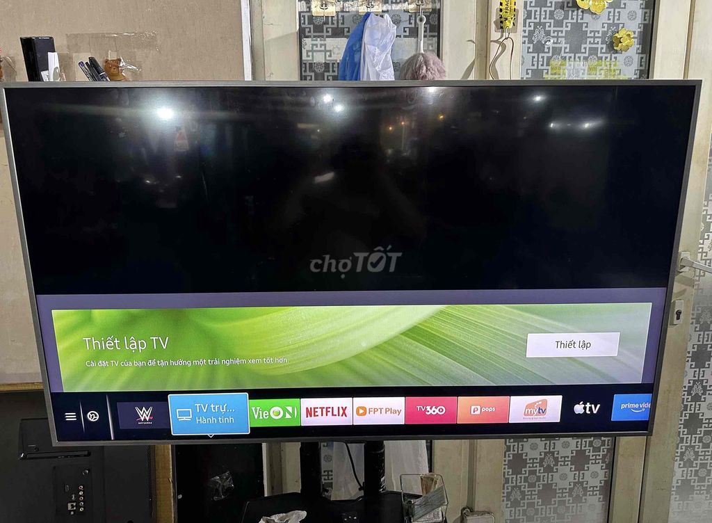 Smart Tivi Samsung Qled 55 inch màn 4K siêu nét. Mua bán Tivi, Âm thanh tại Thành phố Buôn Ma Thuột Đắk Lắk được đăng bởi Thanh Dat Tivi 79 hình 1
