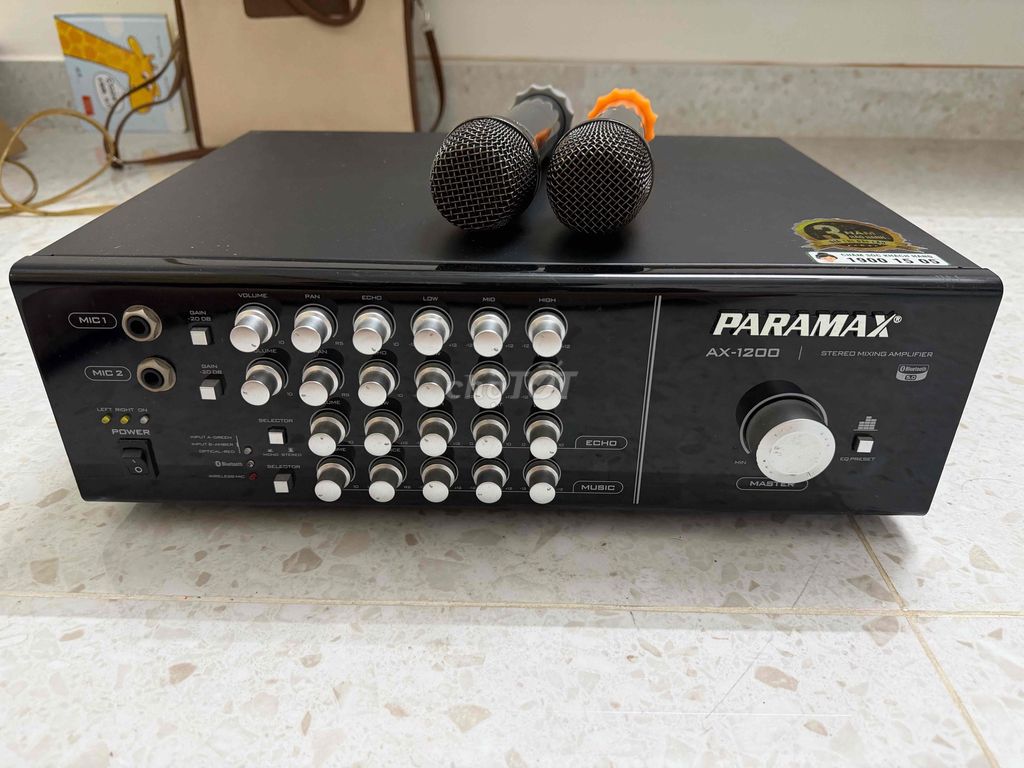 Amply karaoke Paramax AX-1200 Đen. Mua bán Tivi, Âm thanh tại Quận 6 Tp Hồ Chí Minh được đăng bởi Khánh Đăng hình 1