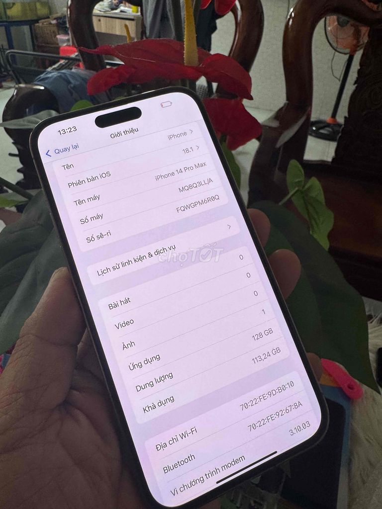 iPhone 14 prm 128G vàng qte Mỹ