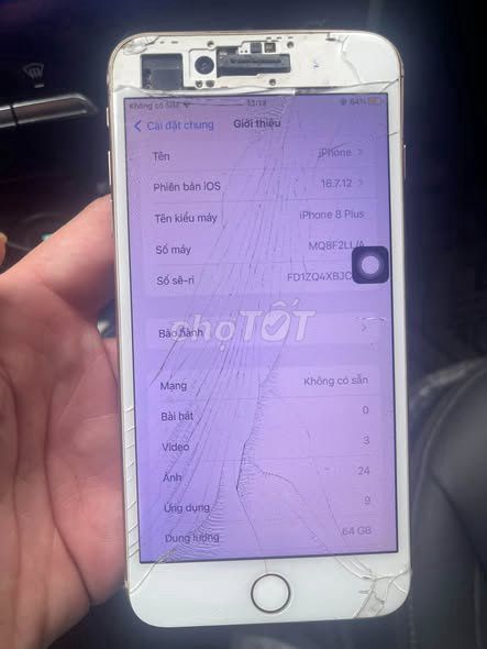 Apple iPhone 8 Plus 64GB Trắng. Mua bán Điện thoại tại Quận 1 Tp Hồ Chí Minh được đăng bởi Hội Đồ Điện Tử hình 1