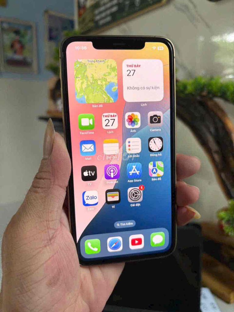 iPhone 11 Pro Max 64GB Vàng Đã sử dụng. Mua bán Điện thoại tại Thành phố Thuận An Bình Dương được đăng bởi  Phan Trung hình 1