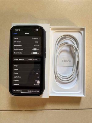 Apple iPhone 16 128GB VN/A CÒN BẢO HÀNH