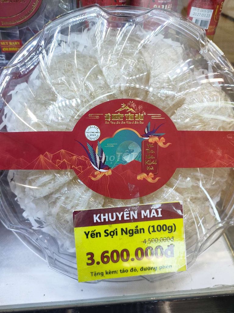 Yến Sào Khánh Hòa 100g Áp Dụng 2 Khách Đầu Tiên. Mua bán Đồ ăn, thực phẩm và các loại khác tại Quận 6 Tp Hồ Chí Minh được đăng bởi nguyễn thị mỹ trinh hình 1