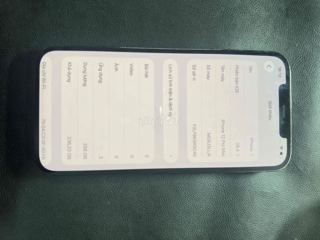 pass iphone 12promax 256gb do lên đời máy. Mua bán Điện thoại tại Thành Phố Đồng Hới Quảng Bình được đăng bởi Phong Nguyên hình 1