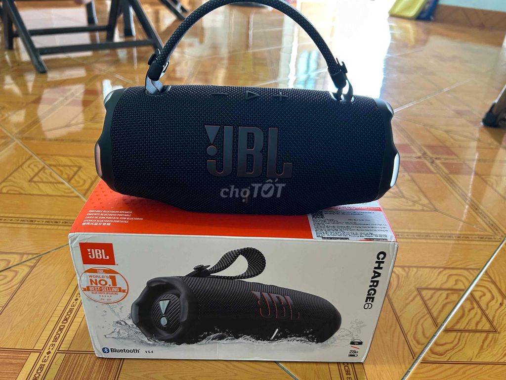 Loa Bluetooth JBL Charge 6 Đen, còn BH 11 tháng. Mua bán Tivi, Âm thanh tại Thị xã Phú Mỹ Bà Rịa - Vũng Tàu được đăng bởi Nguyễn Minh Dũng hình 1
