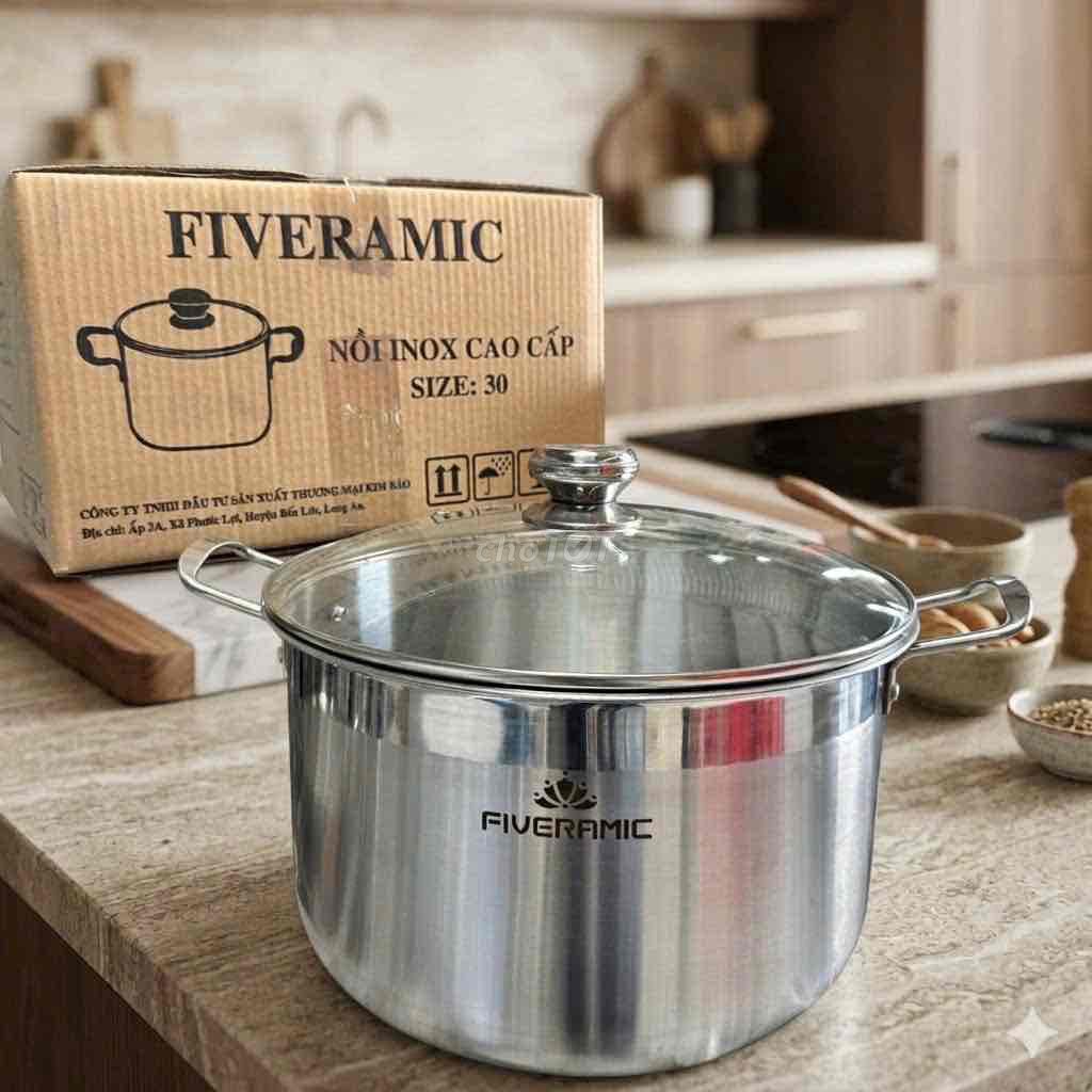Nồi hấp FIVERAMIC Inox 26cm. Mua bán Dụng cụ nhà bếp tại Quận 6 Tp Hồ Chí Minh được đăng bởi Loan Huynh hình 1