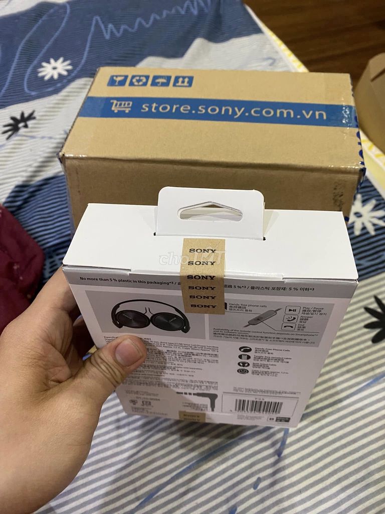 Tai nghe Sony MDR-ZX310AP Đen Nguyên seal