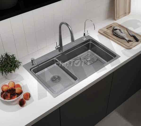 Chậu rửa chén được yêu thích - GARIS GS11.75. Mua bán Thiết bị vệ sinh, nhà tắm tại Quận Thanh Khê Đà Nẵng được đăng bởi Nội thất bếp trọn gói TST  hình 1