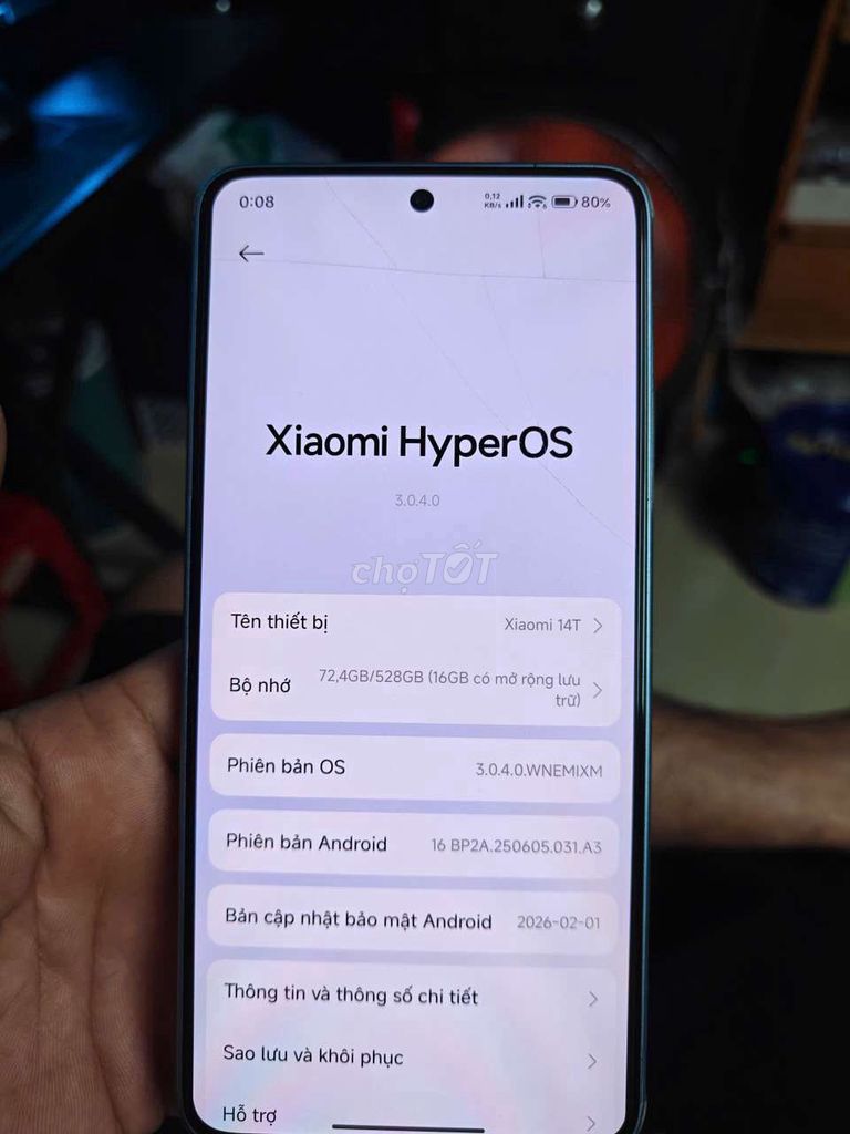 Xiaomi 14T 528GB Xám HyperOS. Mua bán Điện thoại tại Quận 8 Tp Hồ Chí Minh được đăng bởi Mr Bốn hình 1