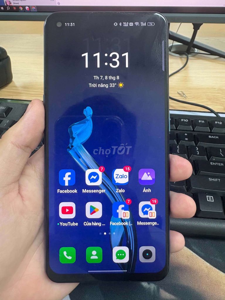 Realme Q3 Pro 5G 8GB/128GB Xanh. Mua bán Điện thoại tại Quận Hà Đông Hà Nội được đăng bởi Phong hình 1