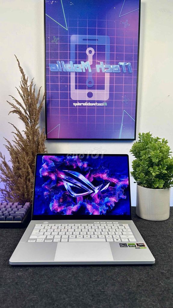 ASUS ROG Zephyrus G14 2024 R9/4060 Ram 32Gb White. Mua bán Laptop tại Quận 10 Tp Hồ Chí Minh được đăng bởi Đặng Quốc hình 1