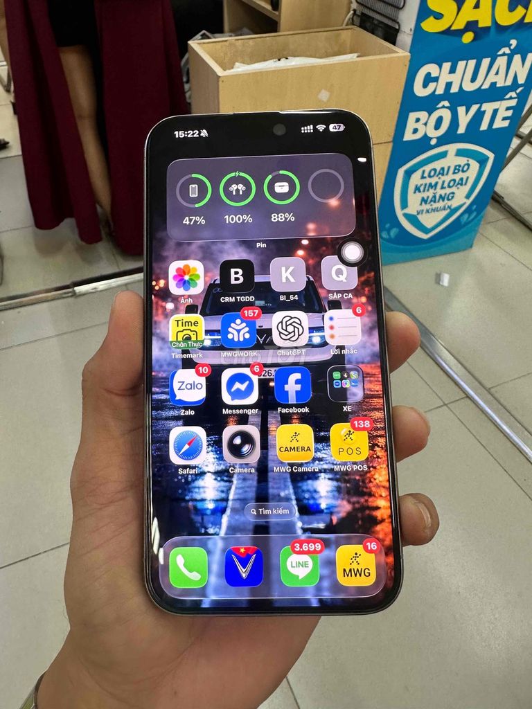 Apple iPhone 15 Pro Max 1TB Tự nhiên. Mua bán Điện thoại tại Quận Ô Môn Cần Thơ được đăng bởi Khoa Nam hình 1