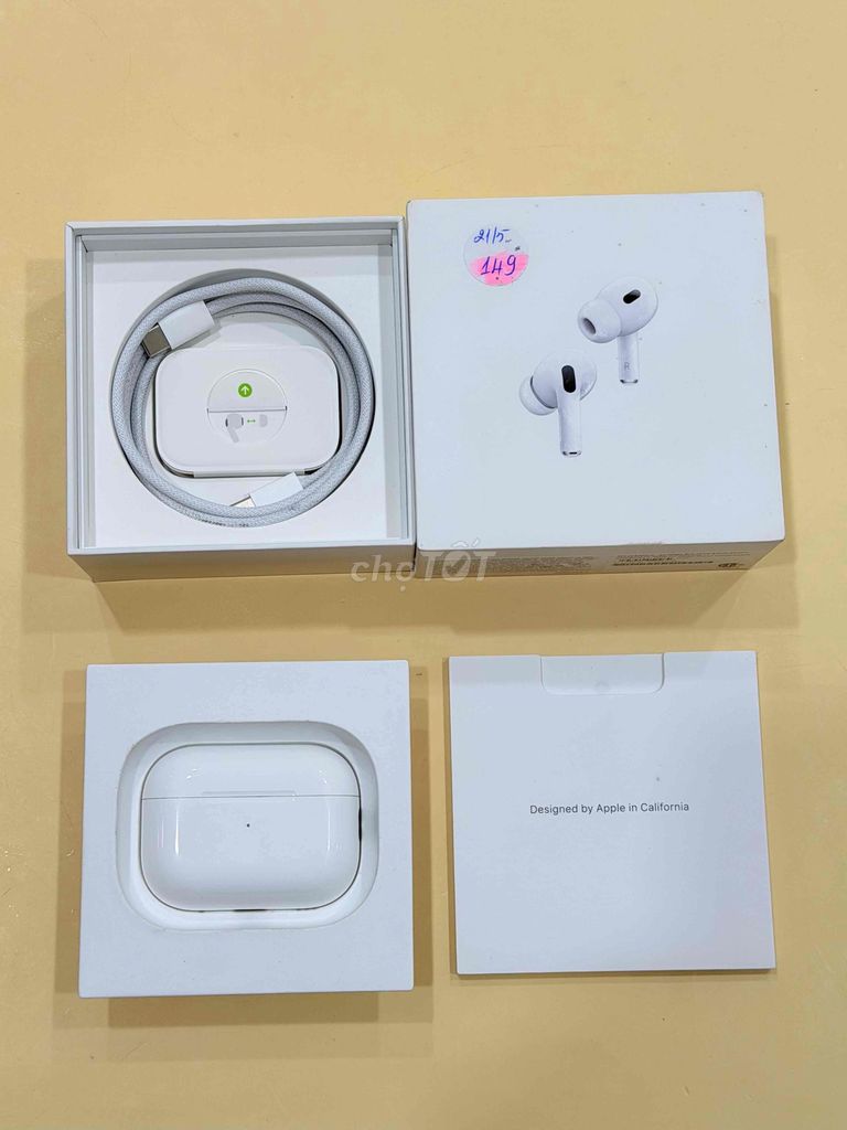 Tai nghe Apple AirPods Pro 2 Trắng Zin 99% Fullbox. Mua bán Tivi, Âm thanh tại Quận Bình Thạnh Tp Hồ Chí Minh được đăng bởi Đức Phong hình 1