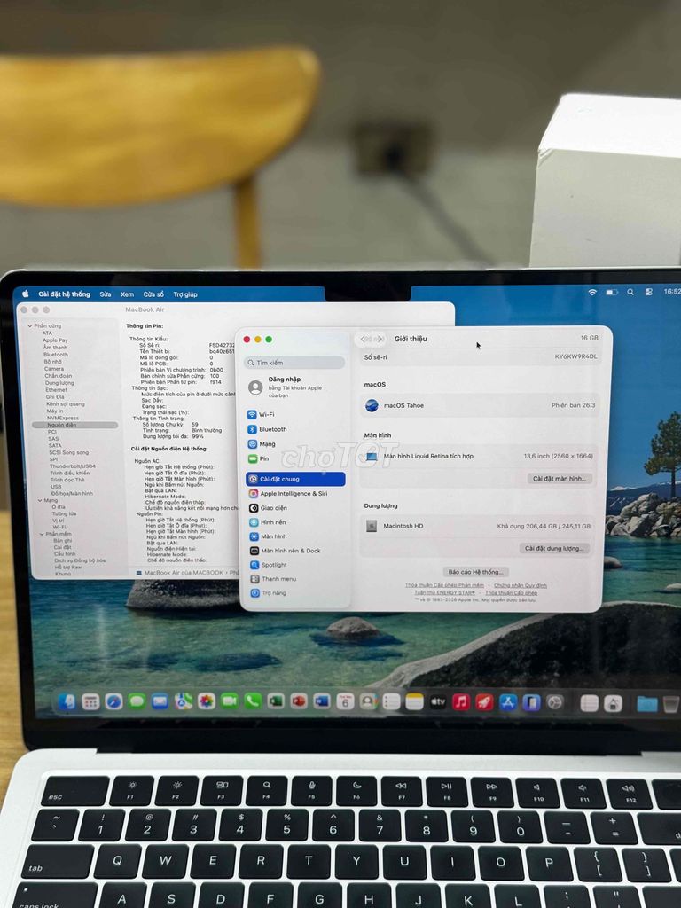 MacbookAir M2 Ram 16GB Màu Bạc Chính Hãng Việt Nam. Mua bán Laptop tại Quận Hoàng Mai Hà Nội được đăng bởi Hoàng Bách Computer hình 1