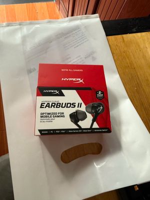 Tai nghe HyperX Cloud Earbuds II màu đen.. Mua bán Thiết bị đeo thông minh tại Quận Tân Bình Tp Hồ Chí Minh được đăng bởi Kim Hậu hình 1