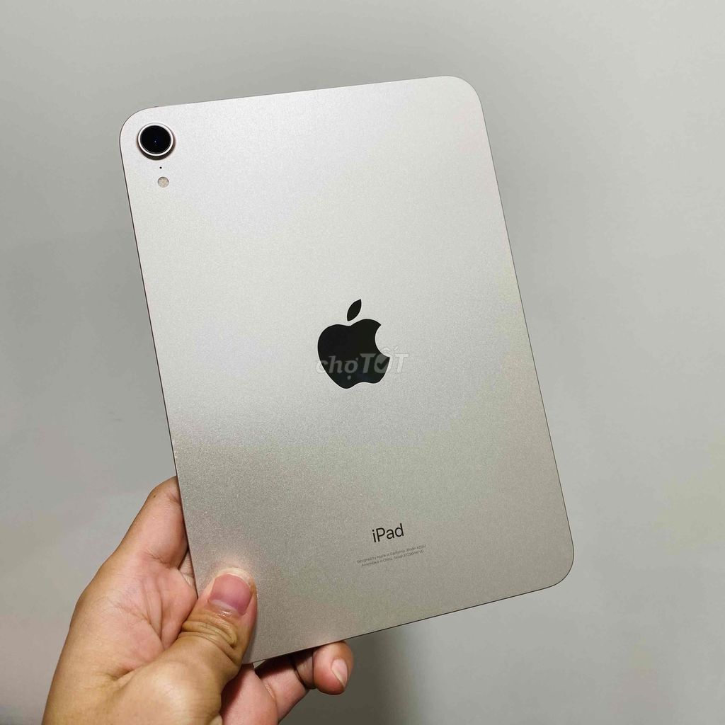 iPad Mini 6 64GB Wifi Starlight Máy 99% Pin 98%