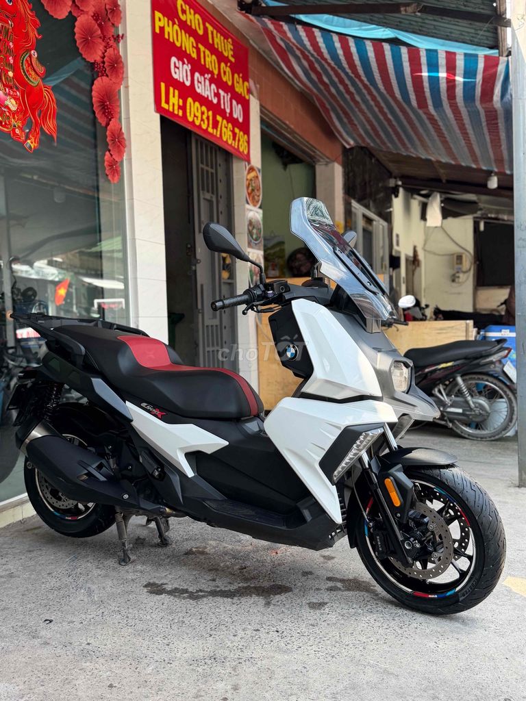 BMW C400X 2021 Trắng 19000 km Biển SG 9 chủ Xe ken