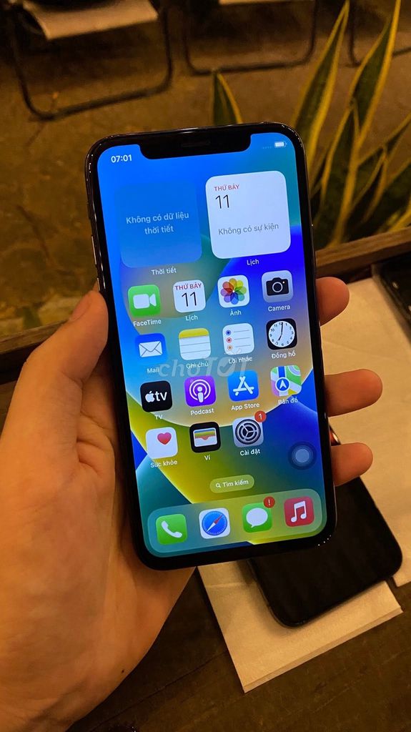 Apple iPhone X 64GB Đen Đã sử dụng. Mua bán Điện thoại tại Quận Tân Phú Tp Hồ Chí Minh được đăng bởi Hội Đồ Điện Tử hình 1