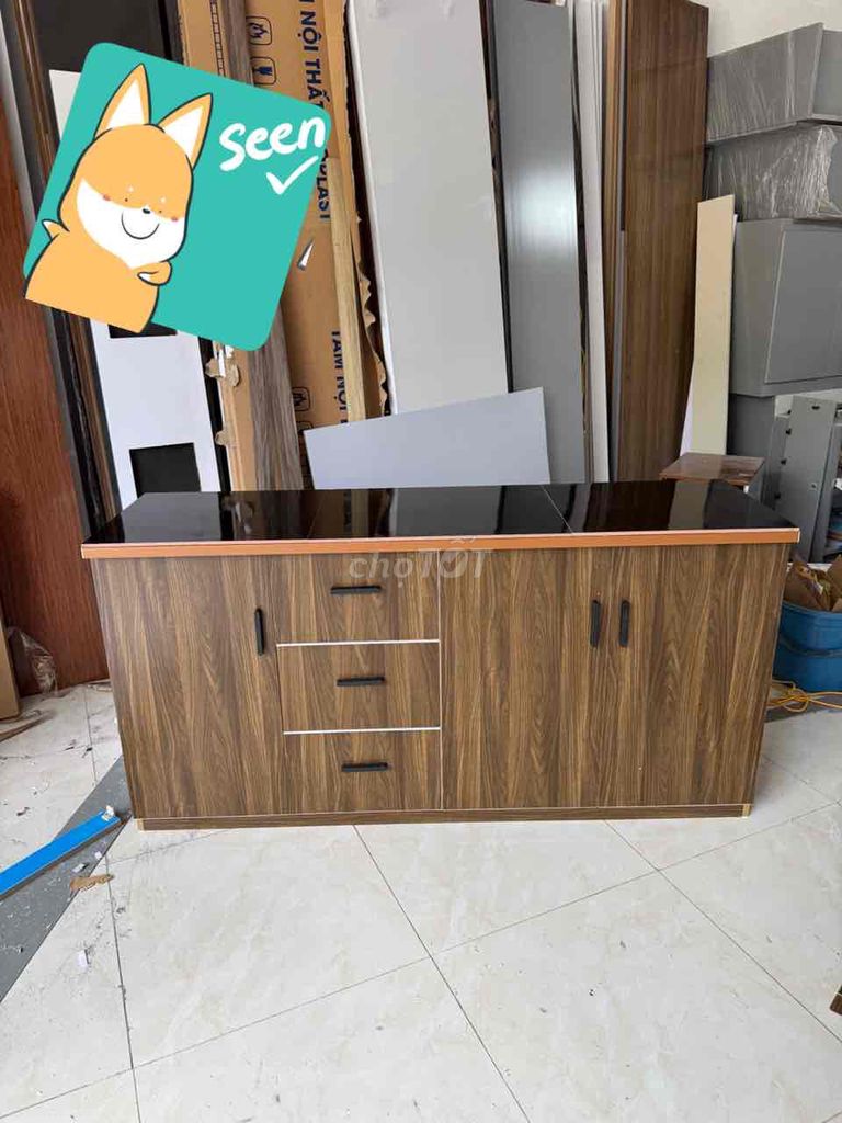 Tủ bếp Nhựa Đài Loan vân gỗ___ ngang 160cm. Mua bán Tủ, kệ gia đình tại Huyện Hóc Môn Tp Hồ Chí Minh được đăng bởi đồ gỗ CN giá xưởng hình 1