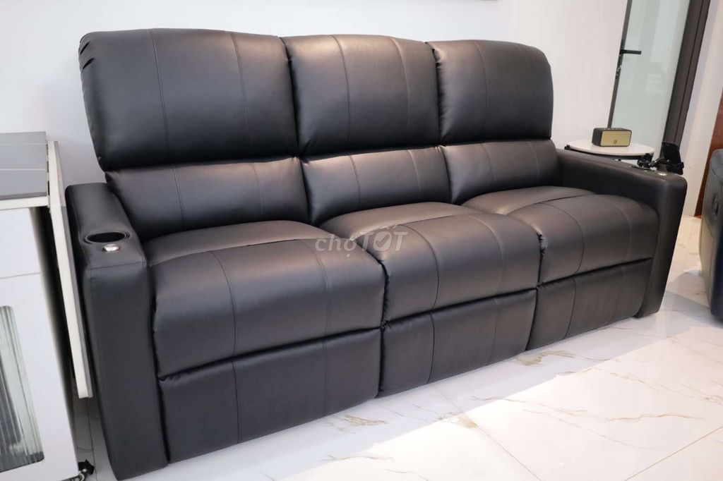 Ghế sofa thư giãn Da Đen Trung Quốc ngả lưng. Mua bán Bàn ghế tại Quận Thanh Xuân Hà Nội được đăng bởi Duy Minh hình 1