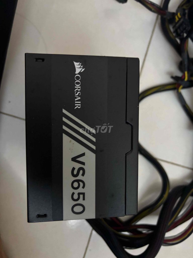 Nguồn máy tính Corsair VS650 Đen. Mua bán Linh kiện (RAM, Card...) tại Quận Hà Đông Hà Nội được đăng bởi EASY PC hình 1