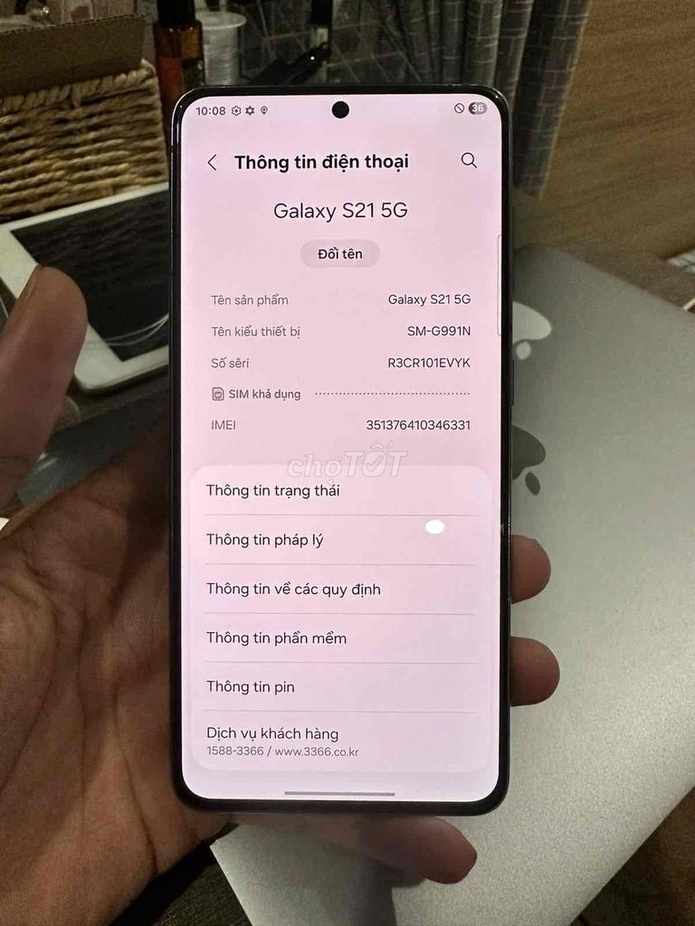 Samsung Galaxy S21 5G 256GB Đen. Mua bán Điện thoại tại Quận Tân Bình Tp Hồ Chí Minh được đăng bởi Huynn Mon  hình 1