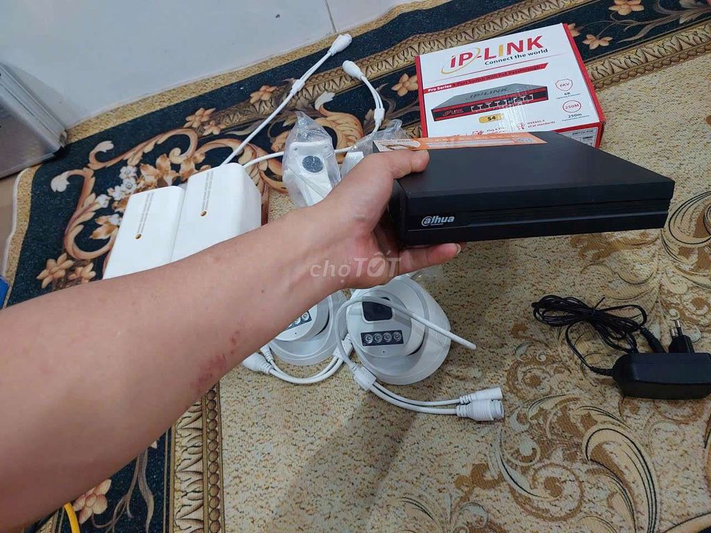 Bộ camera an ninh Dahua 500GB 4 mắt Gần như mới. Mua bán Máy ảnh, Máy quay tại Thành phố Thái Bình Thái Bình được đăng bởi Thanh Tân hình 1