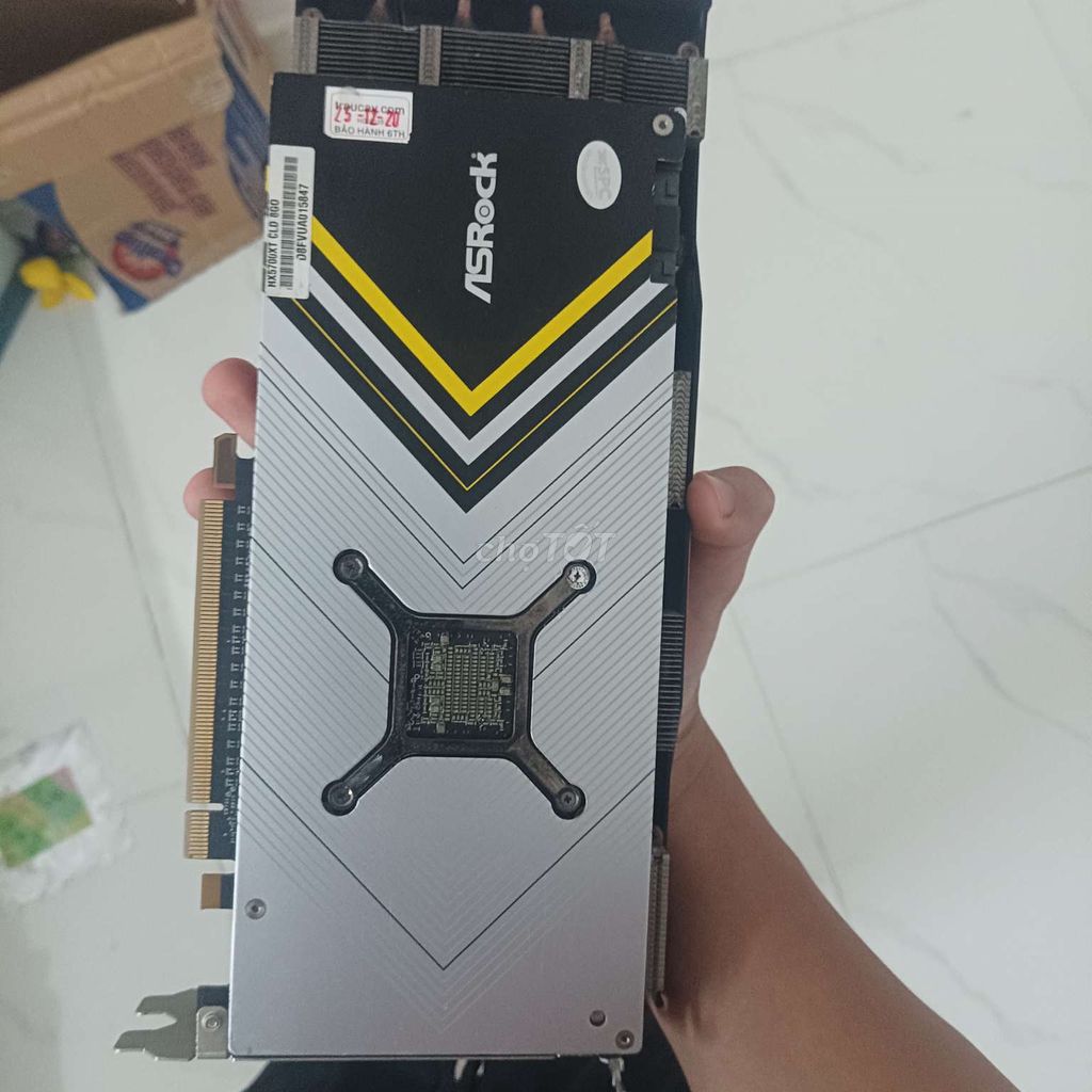 Card đồ họa ASRock RX 5700 XT Challenger Đen. Mua bán Linh kiện (RAM, Card...) tại Huyện Cát Hải Hải Phòng được đăng bởi Nguyễn hoàng Long hình 1