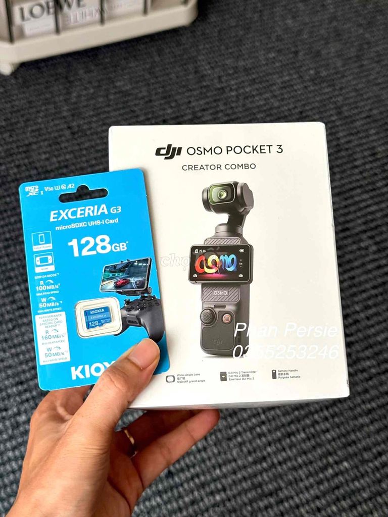 Pocket 3 Creator Combo + thẻ 128G tốc độ cao. Mua bán Máy ảnh, Máy quay tại Quận Tân Phú Tp Hồ Chí Minh được đăng bởi Papu hình 1