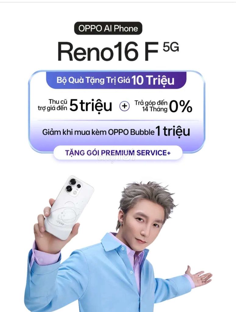 OPPO Reno16 F 5G Trắng. Mua bán Điện thoại tại Quận 7 Tp Hồ Chí Minh được đăng bởi Thành Lê hình 1