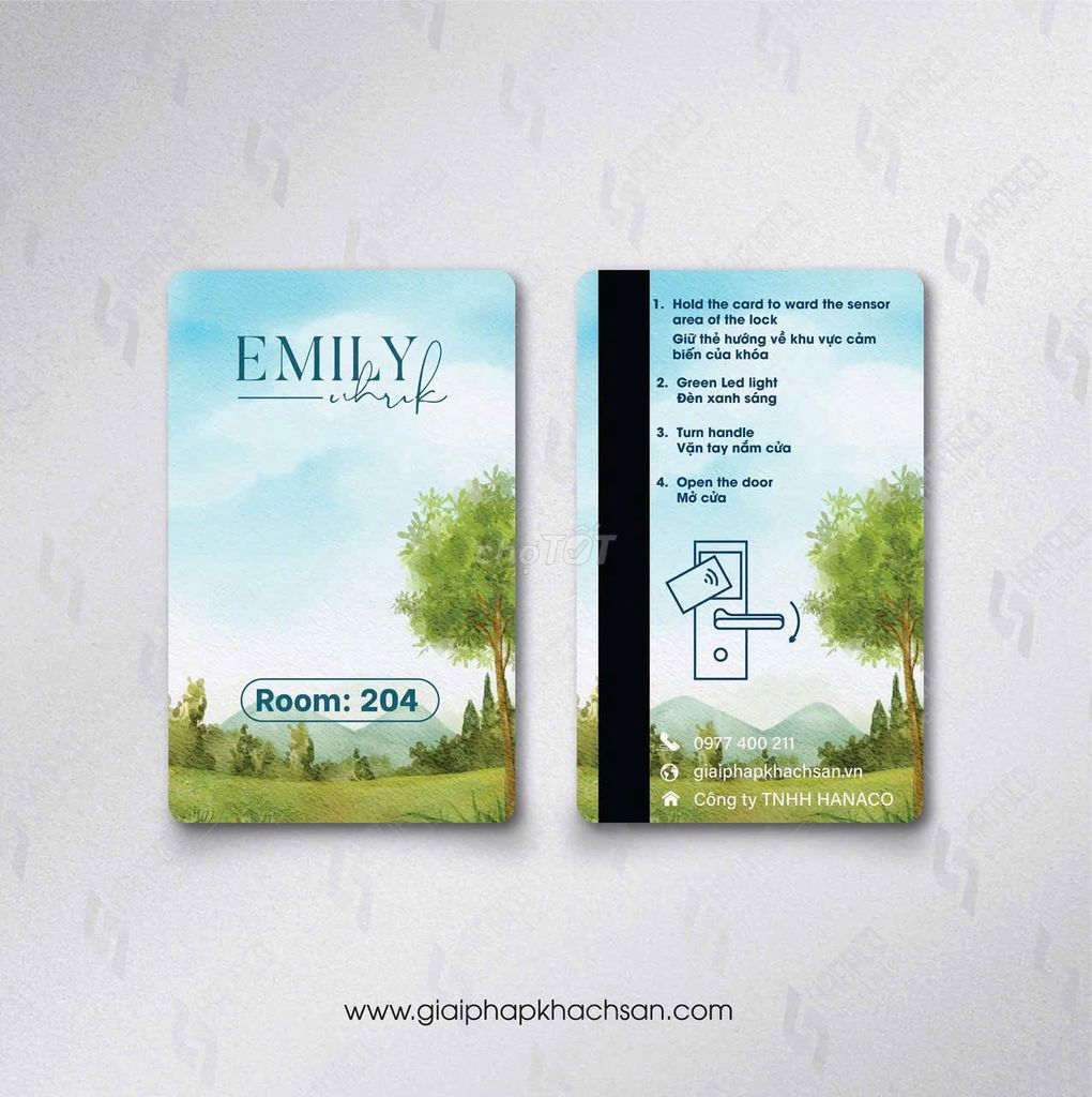 Thẻ khóa khách sạn HANACO Nhựa. Mua bán Đồ dùng văn phòng tại Huyện Thanh Trì Hà Nội được đăng bởi Hanaco2026 Sale hình 1
