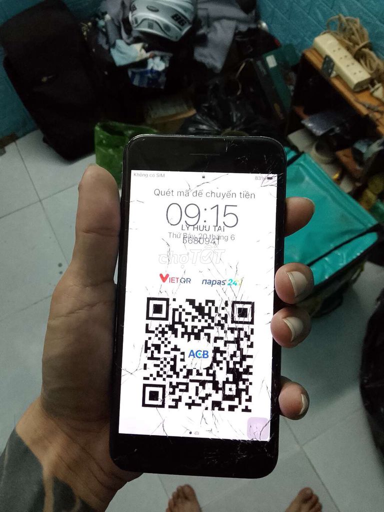 Apple iPhone 7 Plus 32GB Đen Màn bể, cam rung. Mua bán Điện thoại tại Huyện Bình Chánh Tp Hồ Chí Minh được đăng bởi Hữu Tài  hình 1