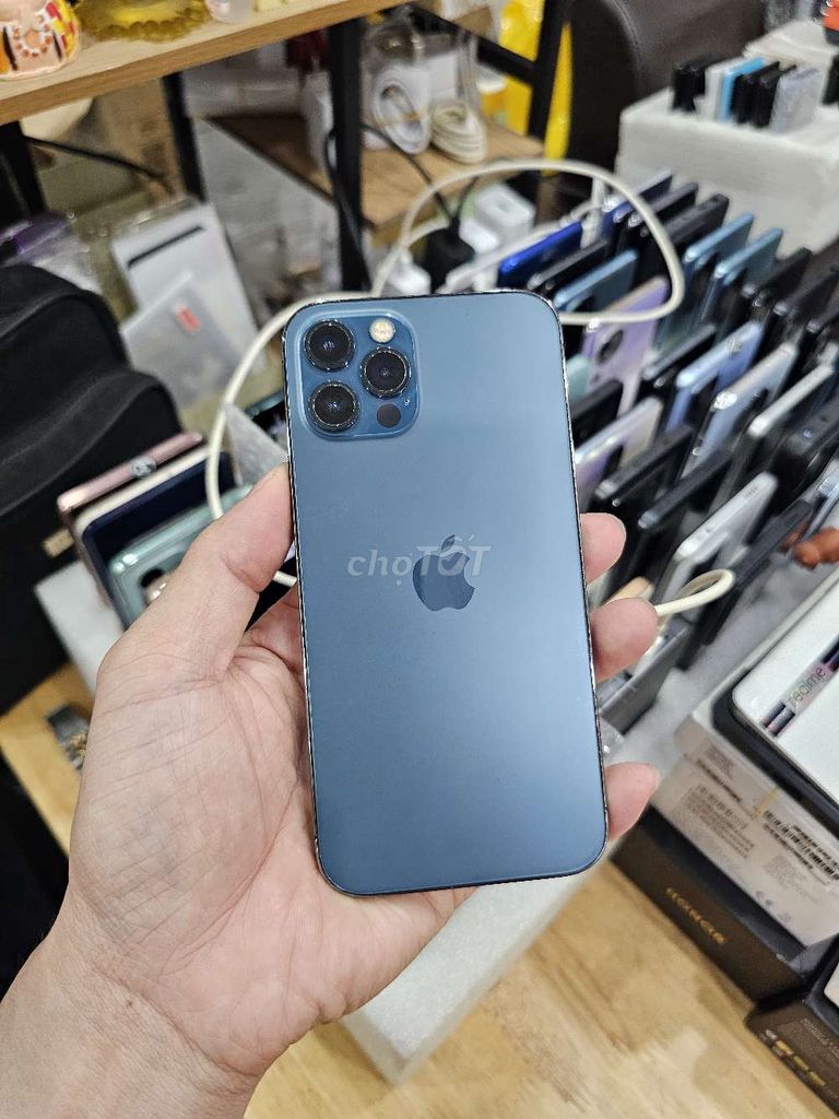 IPHONE 12 PRO 256G XANH QT ZIN PIN 84% TỐT MƯỢT