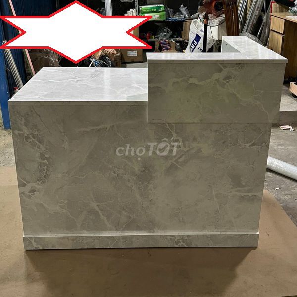 Quầy lễ tân gỗ công nghiệp mới,quầy thu ngân đẹp. Mua bán Đồ chuyên dụng, Giống nuôi trồng tại Thành phố Thủ Đức Tp Hồ Chí Minh được đăng bởi Nội Thất Giá Sĩ Phú Nhàn hình 1
