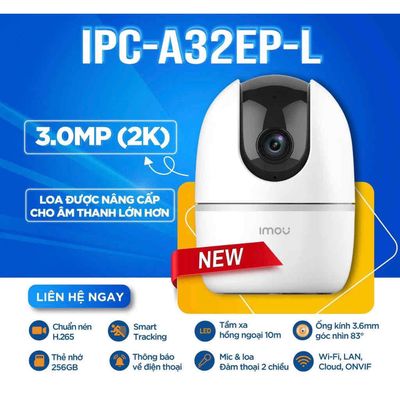 [Giá Sỉ] Camera imou A32EP 3.0Mp Chính hãng. Mua bán Máy ảnh, Máy quay tại Quận Cẩm Lệ Đà Nẵng được đăng bởi Camera Quang Minh